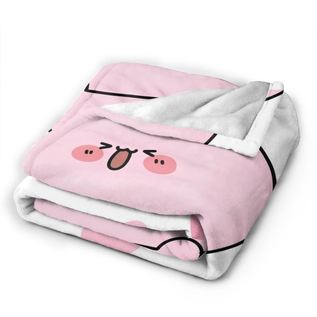 Asamimichaan Coperta a Cuore Asamimi Carina Coperta Calda in Lana Divertente per Decorazione della Casa,