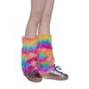 Damen Flauschiges Partykostüm Sexy Kunstpelz Flauschige Lange Stiefel Schuhe Manschetten Abdeckung Beinwärmer/Stiefelmanschetten/Stiefelüberzieher Geschenke