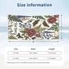 Floral Garden Theme Beach Towel Personalized Custom Name & Text Soft Quick Dry Beach Towel for Swimming Travel