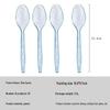 Nuevo Juego de Cubiertos Desechables Dorado Transparente - Cuchillo, Tenedor y Cuchara para Postres y Fiestas