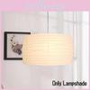 Lamp Sheepskin Paper Shades White Drum Shape Lantern Lampshade Living Room Decor