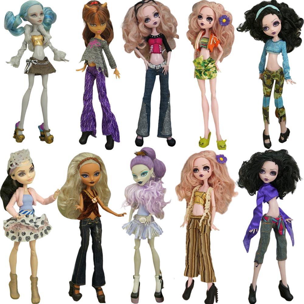 NK Mix 27 CM Doll Clothes 10.5 Inch Doll Accessories Party Cosplay Collection Skirt Coat Fashion Dress 11" Doll House Toy JJ