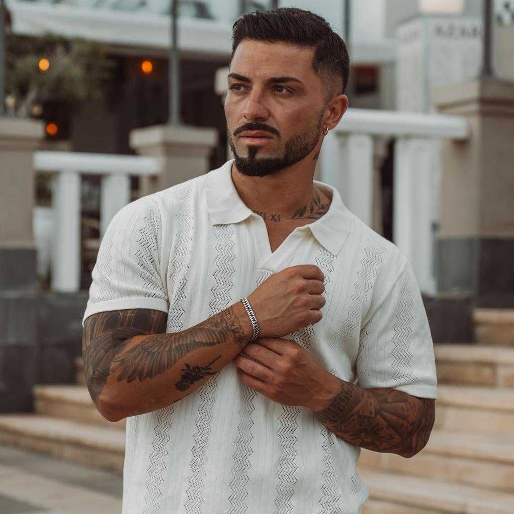 Bracelet Silver Stainless Steel Jewelry Link Arm Chain Pulse Palajon de Acero No Oxidation [SERASAR] Men's Men's