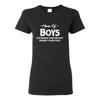 Mom of Boys - Funny Mom Humor Sons Boys Sarcastic Mothers Day Womens T Shirt