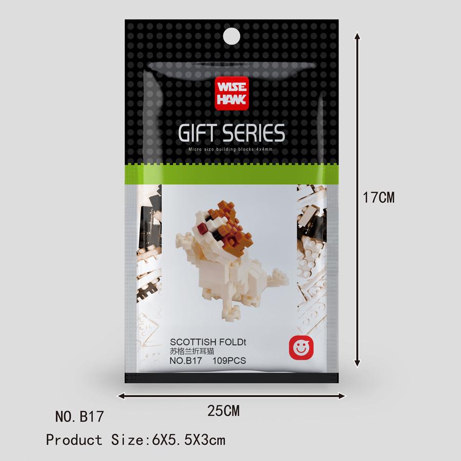 Mini Tiere Mikropartikel Bausteine Diamantsteine Kinderspielzeug Katze Hund Fisch Vögel Modelle Montage Spielzeug Geschenksets