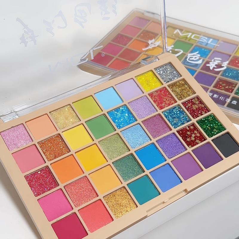 Mgl 40 Color Eyeshadow Palette Macaron Dopamine Stage Performance Makeup Palette