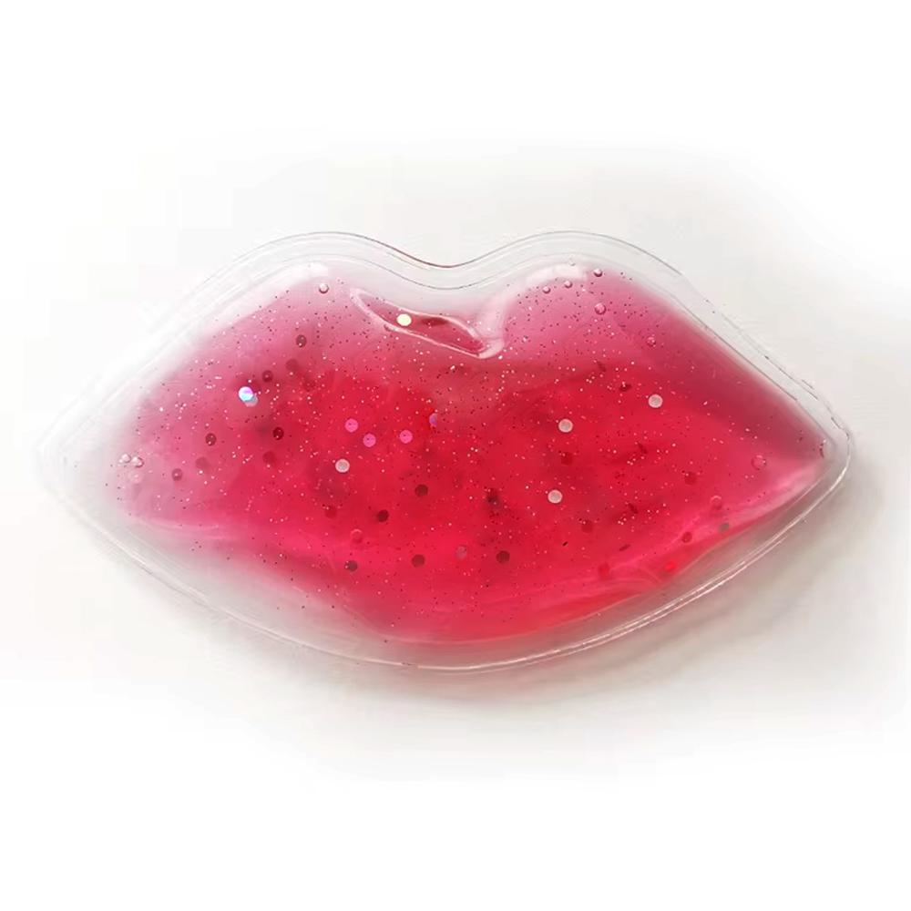 

1-6 шт. Гелевые пакеты со льдом для губ, гибкие, многоразовые, охлаждающие подушечки, холодный компресс для косметических травм, облегчения боли, холодное применение для операции на губах