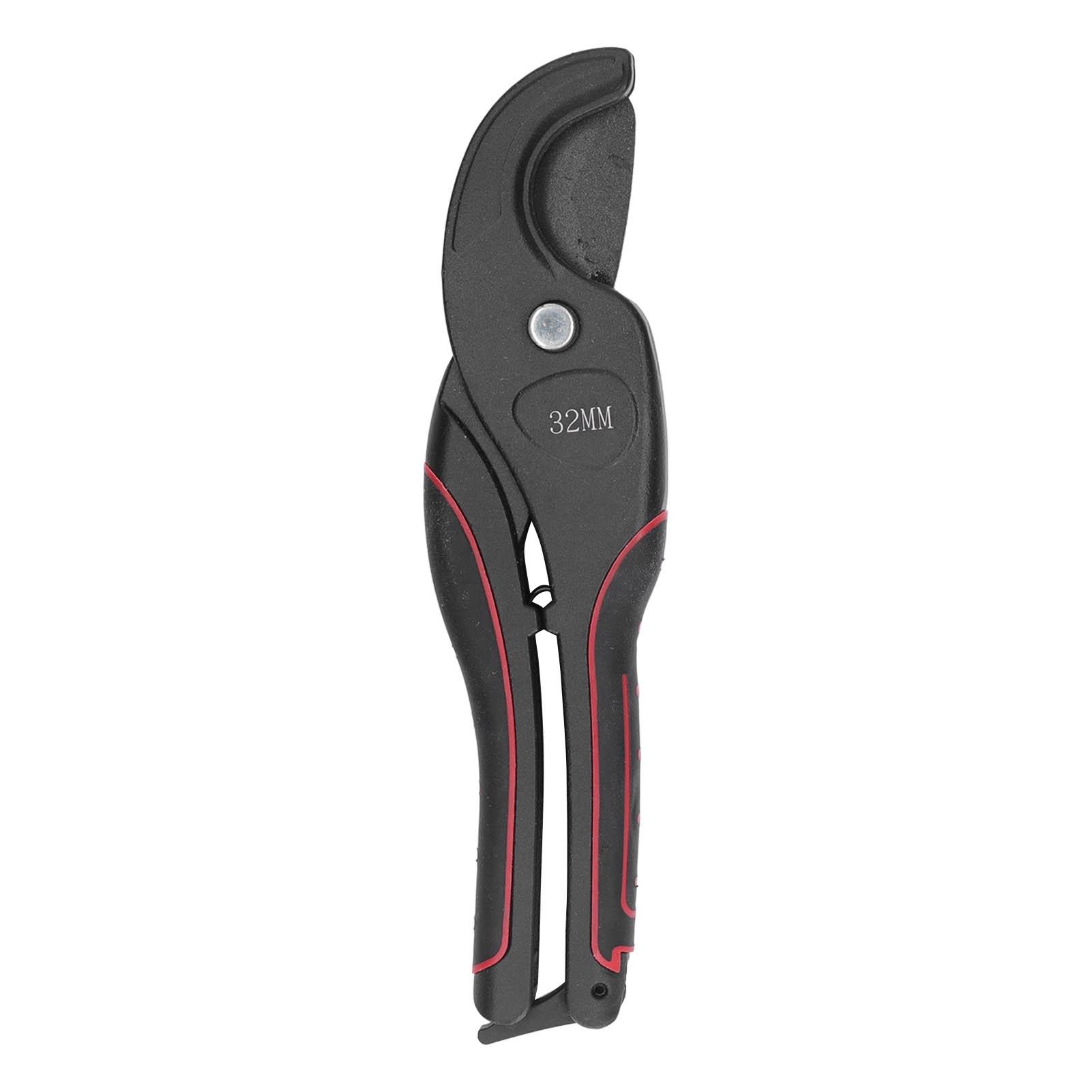 PVC Pipe Cutter Ratchet Action Self Locking Replaceable Blade Tubing Scissors for CPVC PEX Rubber Hose