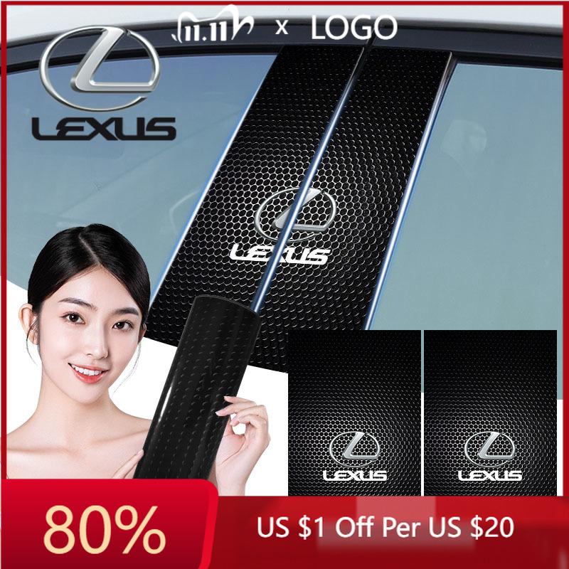 2026 Hot Interior Stickers Car Center Pillar Anti-scratch Protector Films Stickers Auto Parts For Lexus ES300 RX330 RX300 GS300 WA1