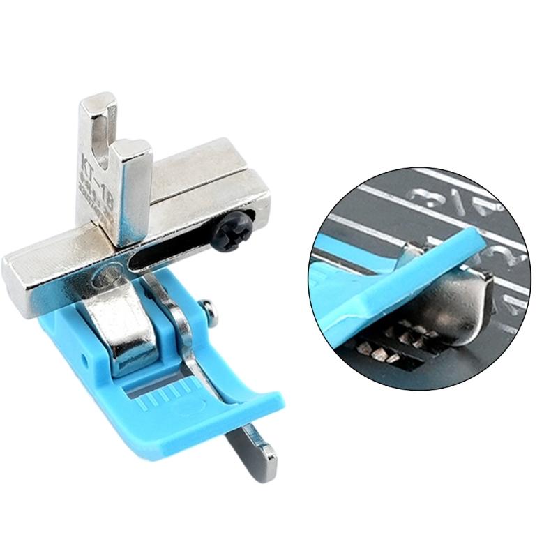 Extended Presser Foot for Flatbed Sewing Machines Sturdy Plastic Construction Smooth Cloth Feeding