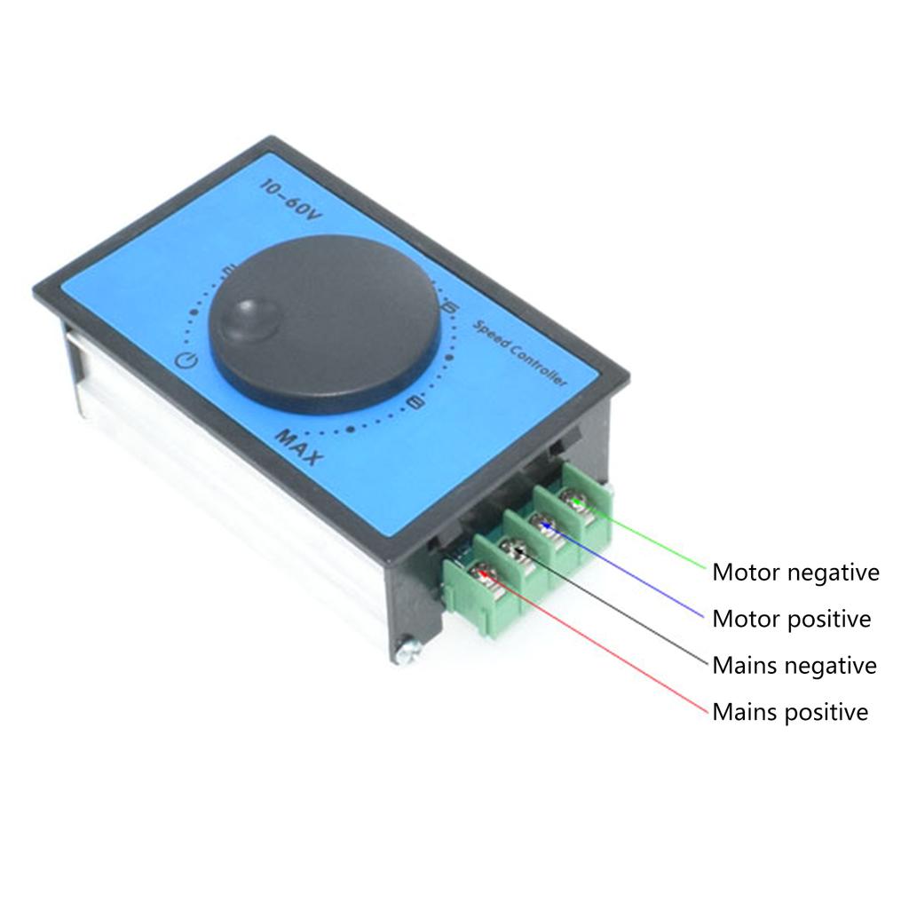 DC10-60V Motor Speed Controller PWMMotor Speed Controller Variable Speed Regulator Module Motor Driver Governor