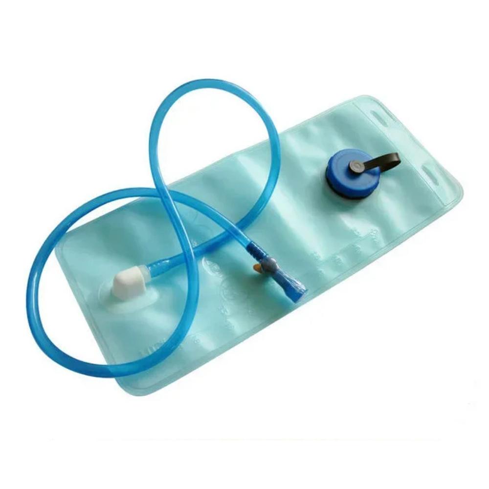 Faltbare Wasserbeutel mit Trinkschlauch 2L Trinkblase Auslaufsicher für den Außenbereich Campingausrüstung Trinkrucksack Wandern