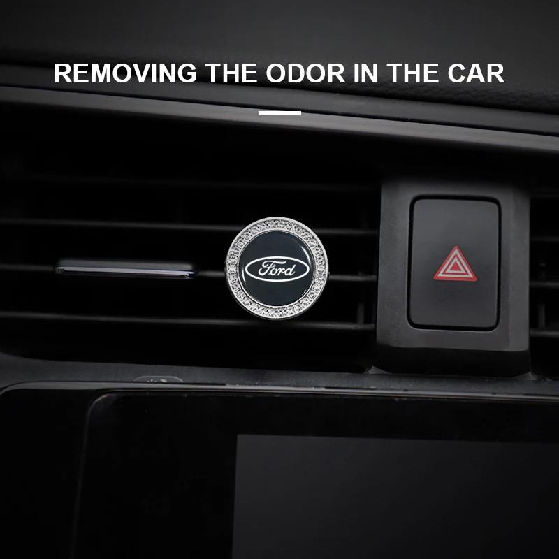 EFOS1 Car Air Freshener Auto Accessories Interior Perfume Diffuser For Ford Focus Mustang Fiesta Mondeo Kuga Transit Escape ST Line