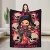 Sub-Zero Mortal Kombat Wool Blankets Fashion Throw Blankets for Home Hotel Sofa 200x150cm Plush Thin Quilt