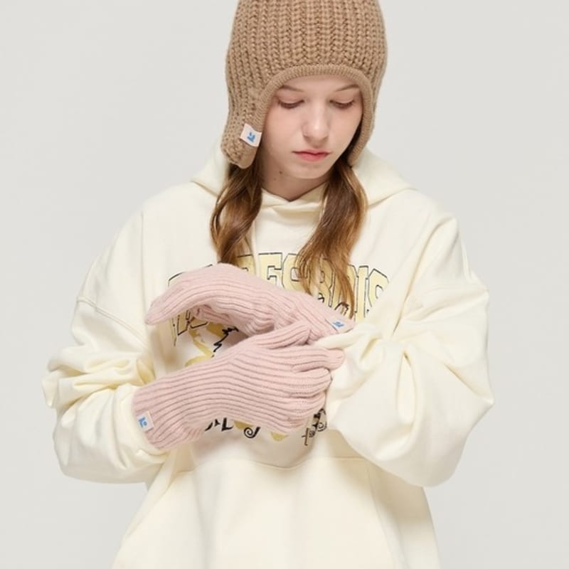 ROIDESROIS [1+1] Soft Fingerhole Long Knit Gloves (10 Colors)