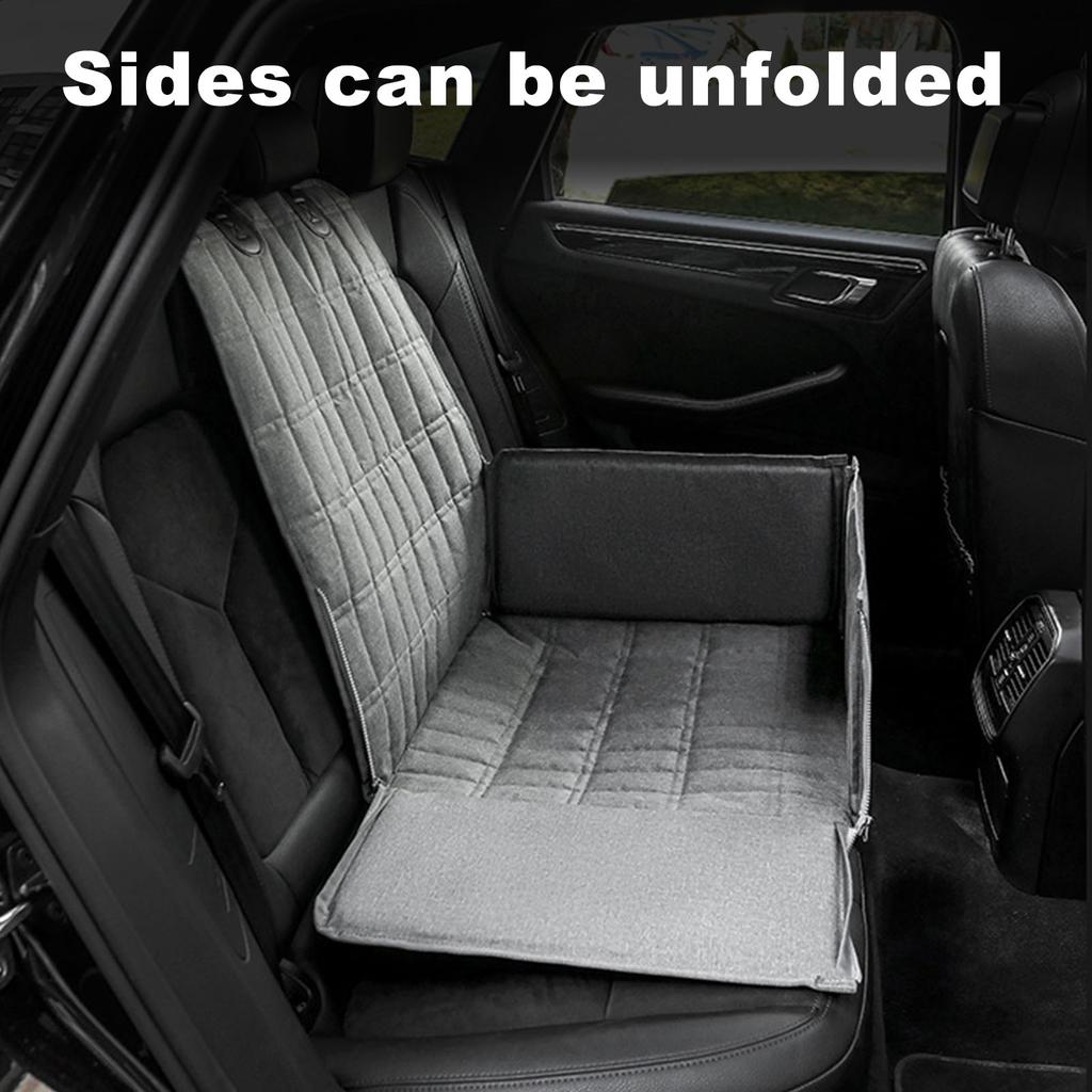 Hundeautositzbezug für Rücksitz Vordersitz Wasserdichte Haustier-Autositzmatte Abnehmbare Hundematte Multifunktionales Design Robustes Gewebe