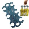 Beer Stand Beverage Carrier Holder for 6 Bottles Portable Bar KTV Beer Rack Multi-purposeCup Holder for BBQ Parties