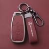 PEL5   Car Leather Remote Key Case Cover For Mercedes Benz E C S GLC Class E200 E400 E63 W213 S550 S560 C260 A200 Styling Accessories