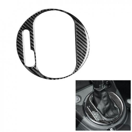 Carbon Fiber Gear Shift Panel Cover Trim For Volkswagen Beetle 2012-