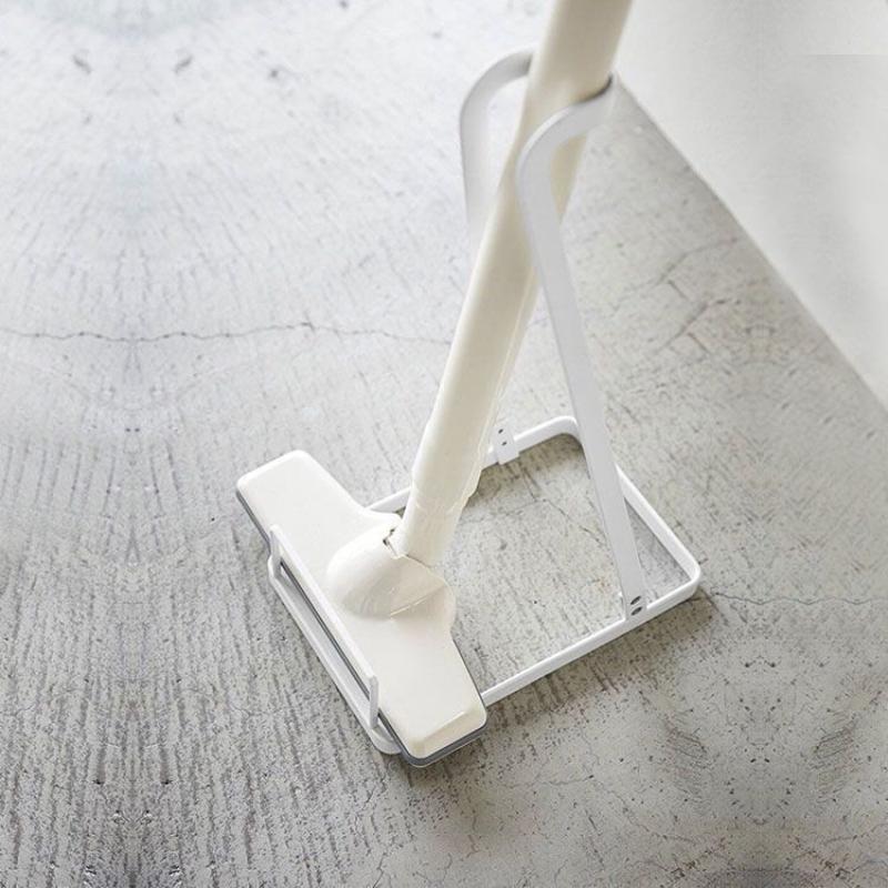 Universal Vacuum Cleaner Storage Shelf Waterproof Metal Dust Collector Holder Rust Resistant Simple Style for Home Use