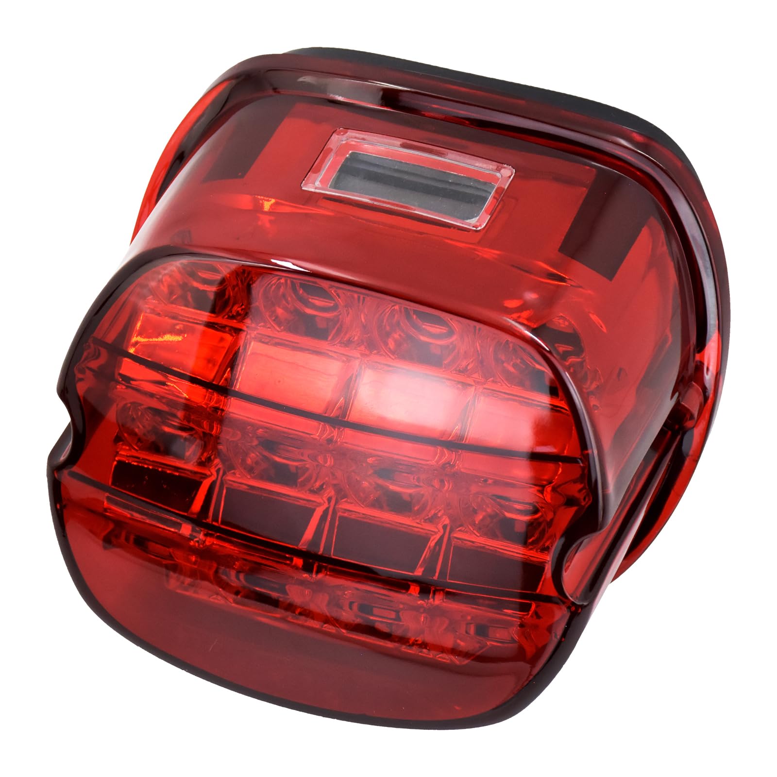 

HCmotorku Motorcycle Tail Lamp LED Brake Turn Signal Integrated Tail Light Running Light Multifunction красный