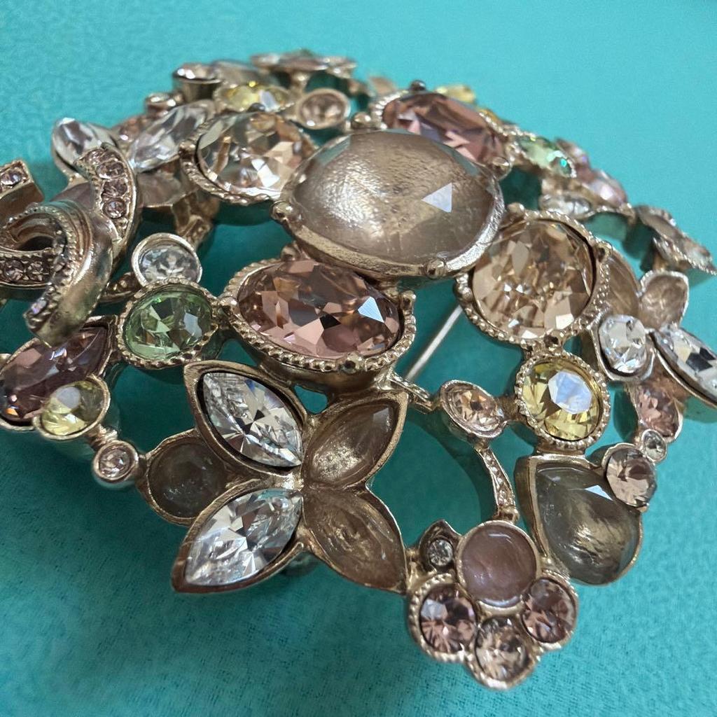 Used CHANEL Coco Mark Multicolor Bijoux Brooch