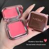 Blush 3D Opaco Color Albicocca Marrone - Trucco Nudo a Bassa Saturazione per Principianti e Influencer