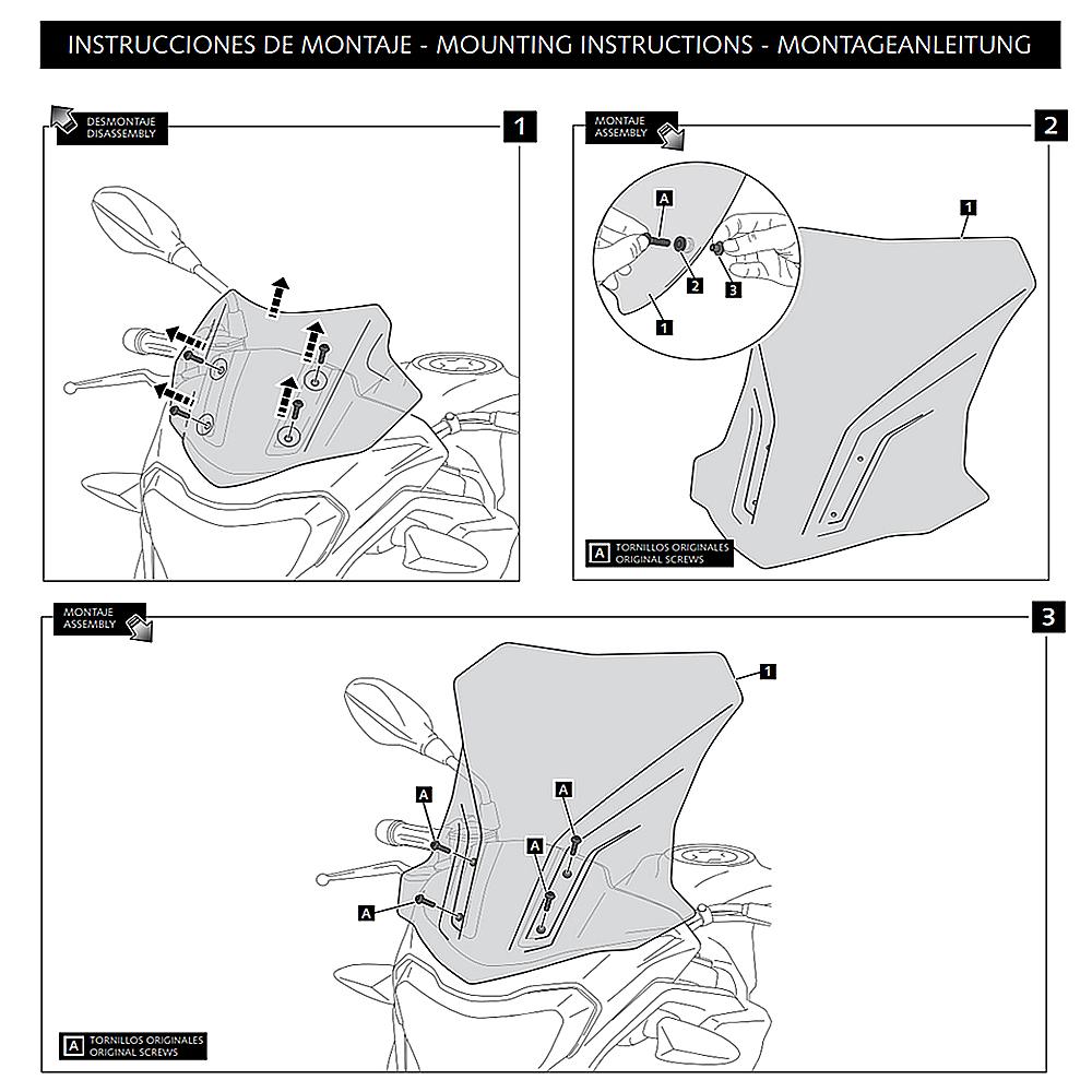 For BMW G310GS 2017-2021 2020 2018 2019 G 310 GS G 310GS G310 Windshield Wind Screen Shield Deflector Protector Cover