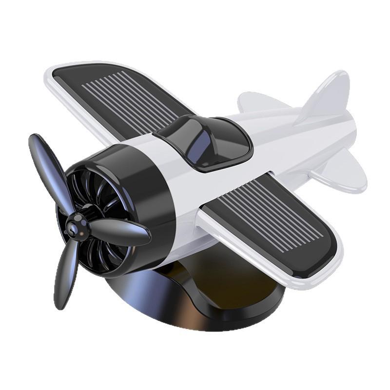 Solar-Powered Rotating Airplane Dashboard Decor, Creative Car Interior Decoration, For Aviation Enthusiasts, Car Dashboard Decor