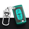 1pcs Car Remote Key Case Cover for Peugeot 107 207 307 307S 308 407 607 Citroen C2 C3 C4 C5 C6 C8 TPU Leather 2/3 Buttons