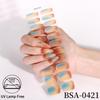 Adesivi per Unghie in Gel Impermeabili Francesi - Carini Cartoni Animati Nail Art Senza Cottura per Stili Europei e Americani