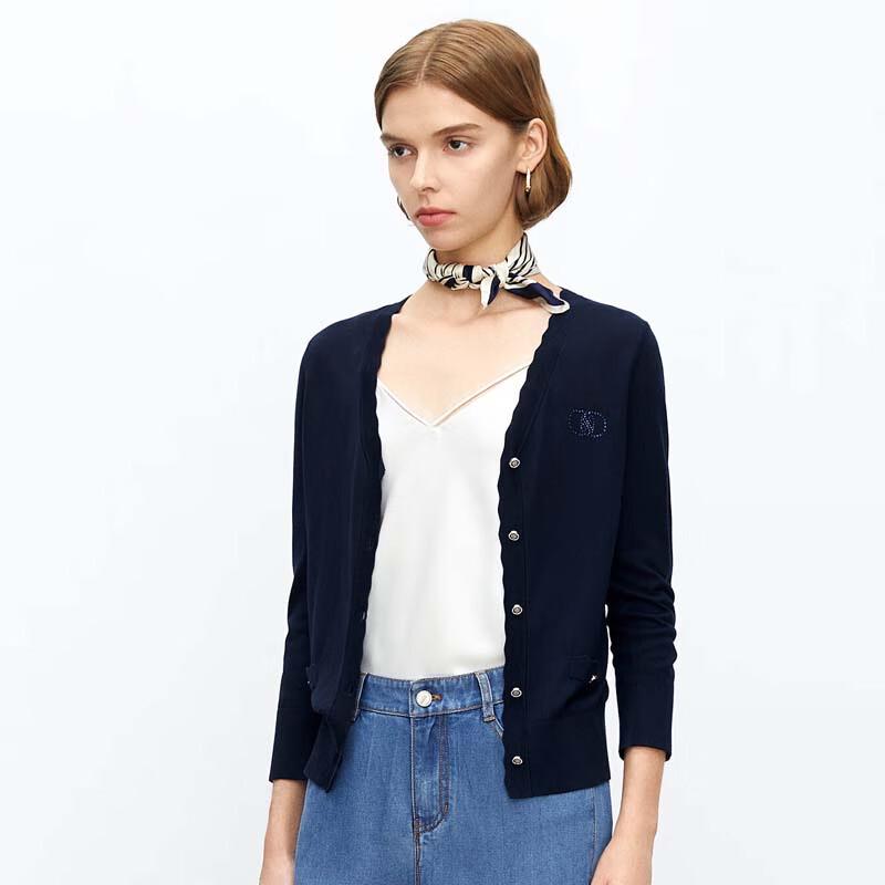 JESSIE Lyocell Slim-Fit Nine-Sleeve Knitted Cardigan