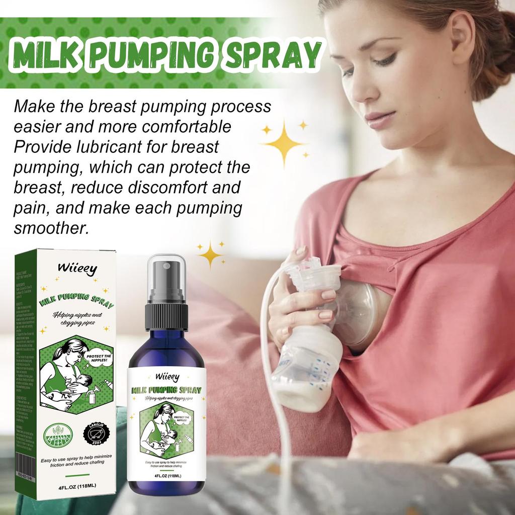Wiieey Breast Spray - Relieves Breastfeeding Discomfort, Nourishes and Moisturizes Skin, Breastfeeding Chest Care Spray