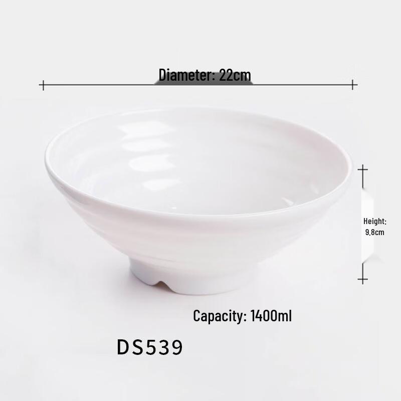Tingle Commercial Melamine Ramen Bowl