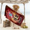 Bayern Munich Fan Artwork Customize Your Name Beach Towel Super Soft & Absorbent Suitable for Sports Travel Swimming Yoga Bathroom Beach And Pool