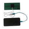 Solarpanel USB Hohe Umwandlungsrate Handy-Ladegerät Kompakt Leicht Universell 1,8W 5V