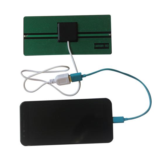 Solar Panel USB High Conversion Rate Phone Charger Compact Lightweight Universal 1.8W 5V