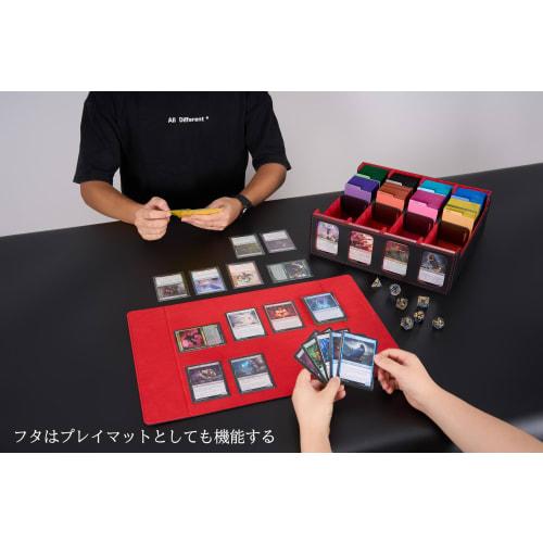 Deck Case, Trading Card Case, Storage Box, Holds 3000+ Cards, with Window, Display Slots, Dividers, and Card Stoppers. Compatible with Yu-Gi-Oh!, MTG,