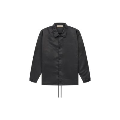 SS22 Coaches Jacket Iron Men Outerwear Black-Iron FOG-SS22-132