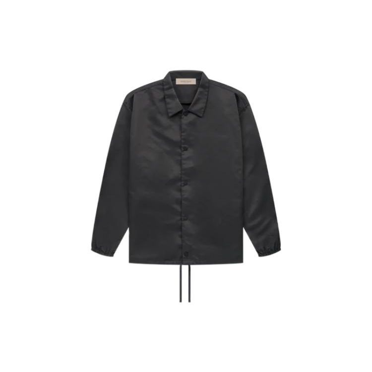 

Fear of God Essentials SS22 Тренерская куртка Iron Мужская верхняя одежда Black-Iron FOG-SS22-132