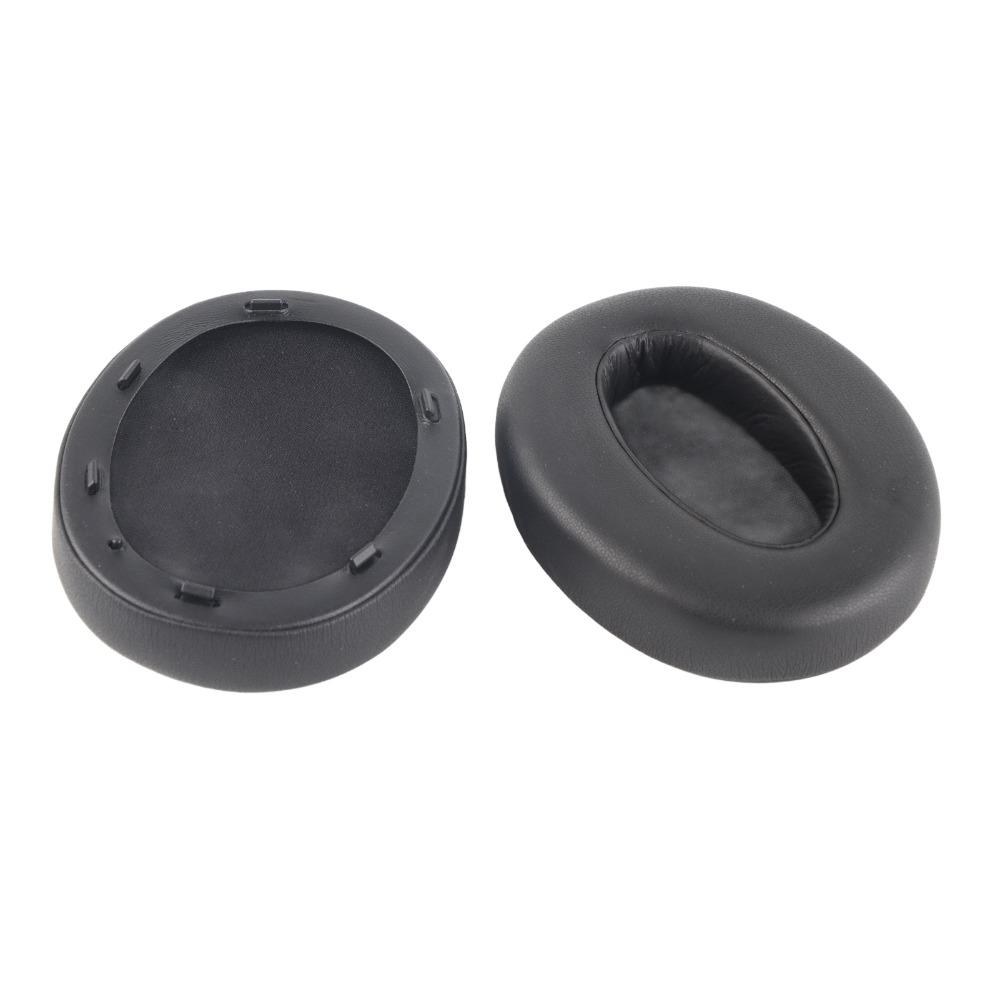 2PCS Leather Replacement Ear Pads Ear Covers for Sony WH XB910N Headphones Replacement Parts