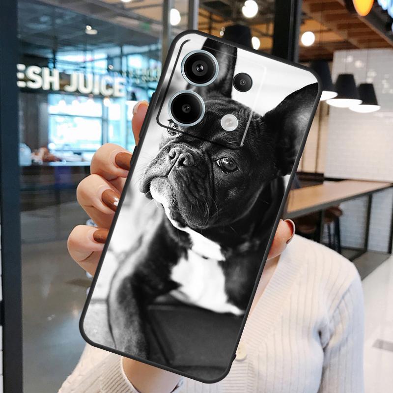 French Bulldog Case For Xiaomi Redmi Note 14 Pro 10 11 12 13 15 Pro Plus Redmi 15C 14C 10C 12C 13C 15 Cover