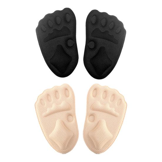 baizihuahu 5 Pairs Metatarsal Pads for Women, Ball of Foot Cushions High Heels, Breathable Non Slip Shoe Inserts Forefoot Pain Relief