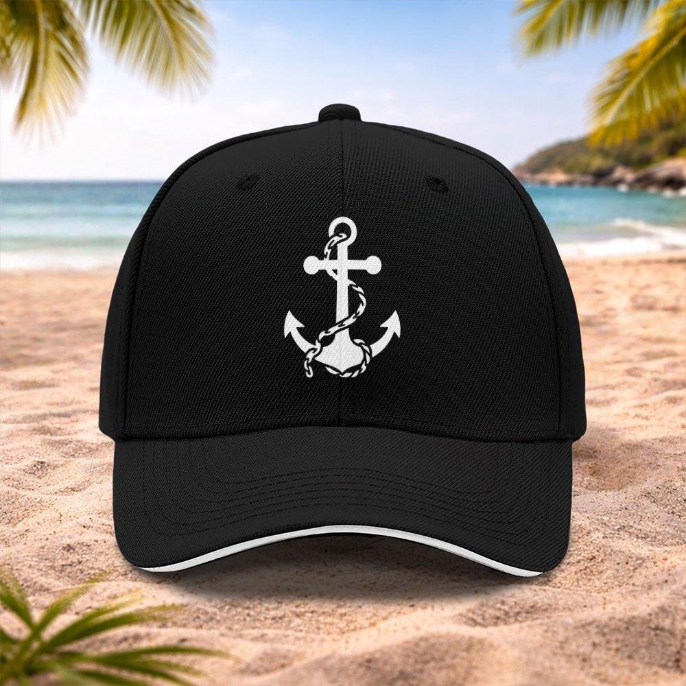 Anchor Baseball Cap Unisex Fashion Hat for Weddings Parties Festivals Bachelorette Birthday Gift Outdoor Cycling Camping