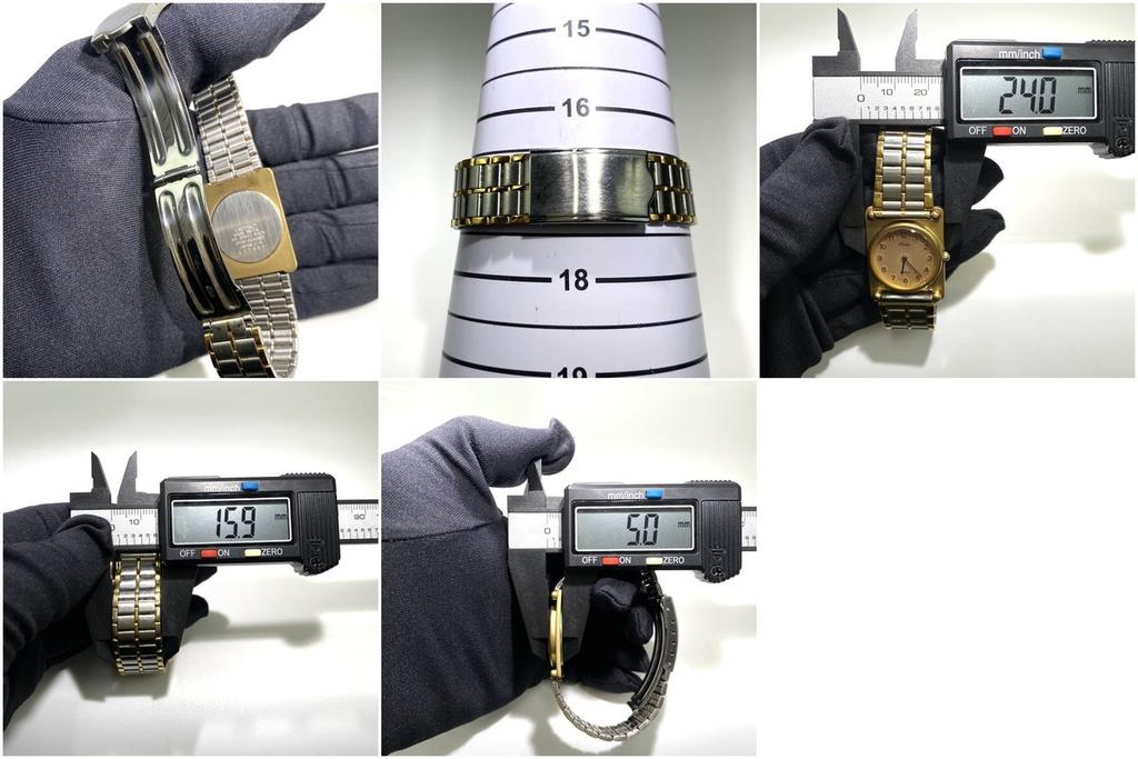 SEIKO Working new battery quartz watch,. two-tone ladies' S000714