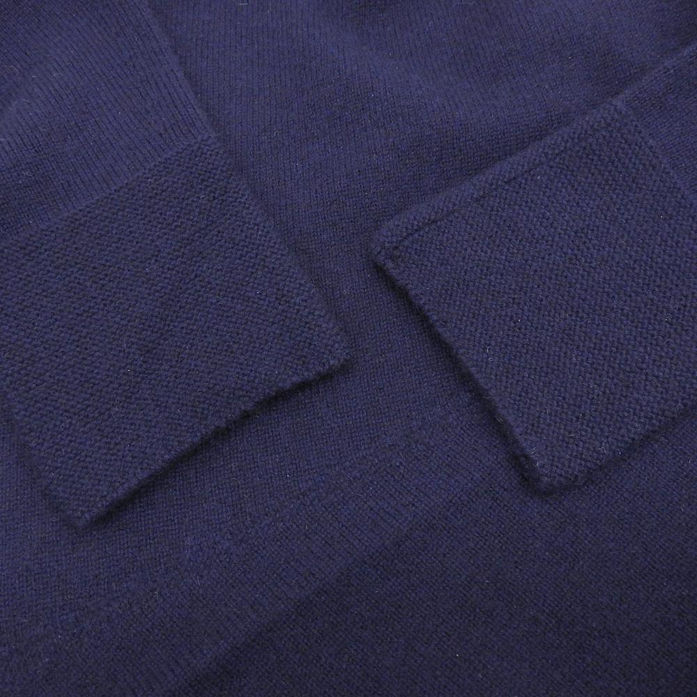 TOYOBOSHI HIJIRI Cashmere100 Women's Poncho Cardigan Top, Navy, Size F (08IT-PC0003) Tops F NavyUsed