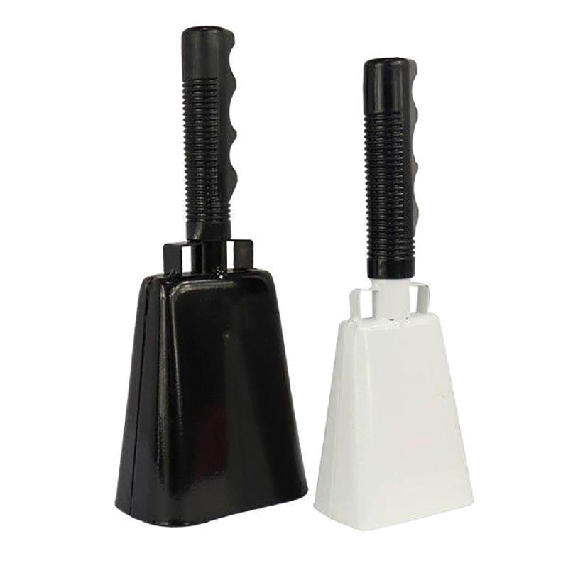 Cowbell With Handle Noise Makers Sports Events Cheering Iron Cow Bells Percussion Musical Instrument For Football Games Party