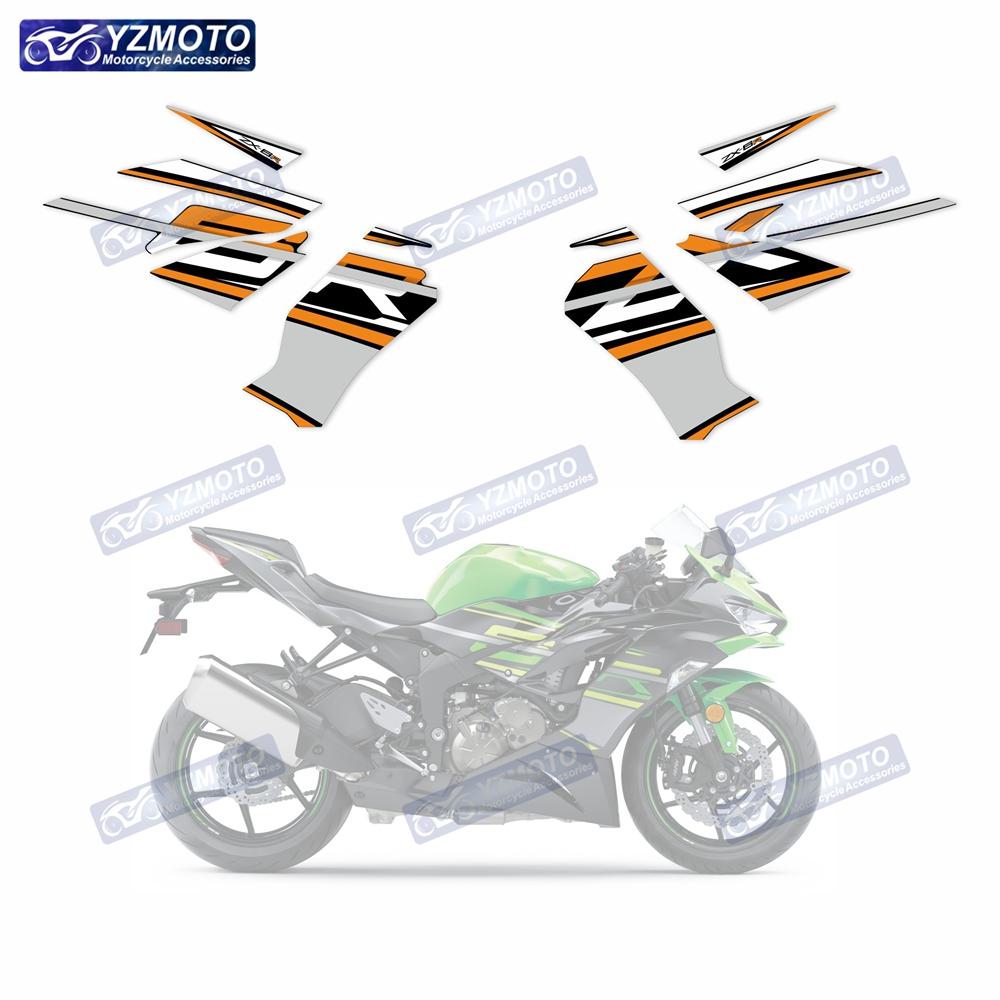 For ZX-6R ZX6R ZX 6R 636 2019 2020 2021 2022 2023 Motorcycle Full Fairing Sticker Reflective Decal Decorative Stickers Kit