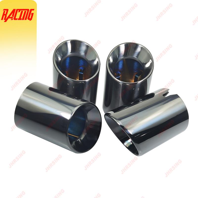 4 Piece Stainless Exhaust Tips Fit Car Accsesories Muffler Tail Tips Modify for BMW F87 M2 F80 M3 F82 F83 M4 F10 M5 F12 F13 M6