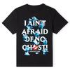 Official Ghostbusters I Ain't Afraid Of No Ghost T-shirt Tops Tee - Black